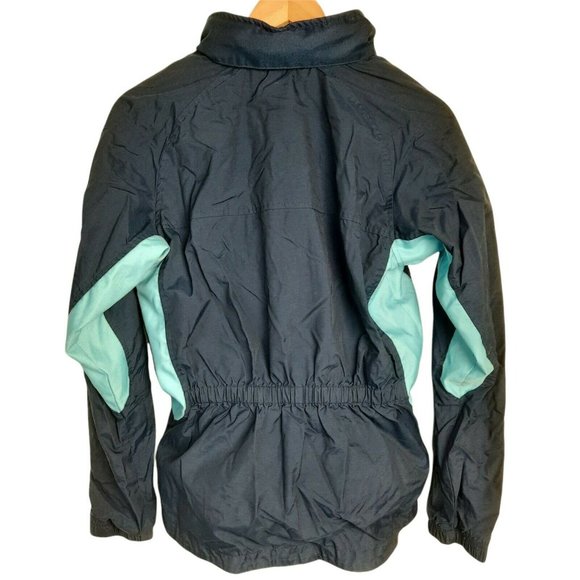 Nike Windbreaker Jacket Packable Hood Lightweight Blue Womens XS Extra Small - Picture 7 of 11